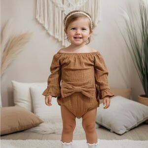 Lot/Bundle of 4** Dresses, One Piece, and Shirt for 12-18 month girl